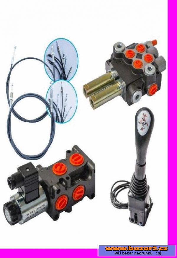 Hydraulický rozvaděč pro štípačky.