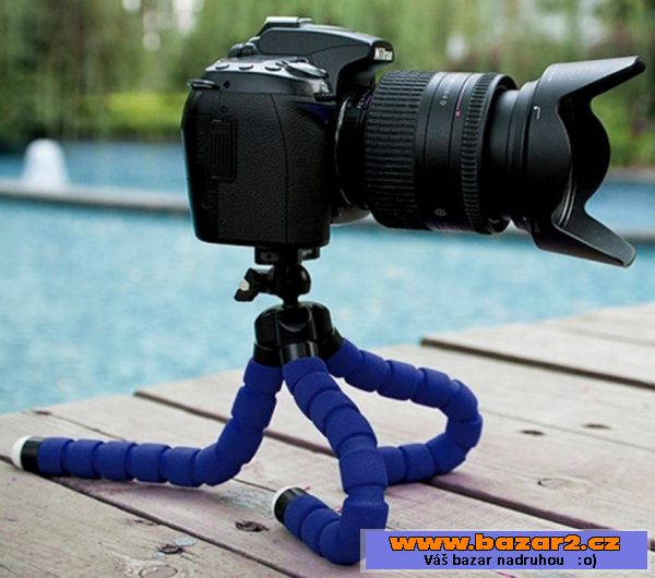 Ohebný flexi stativ tripod Braun