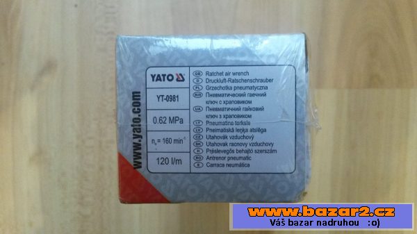 Pneumatický klíč ráčnový 1/2 80Nm