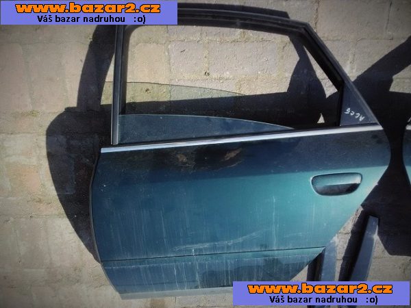 Přední, zadní dveře Audi A6 C5, sedan, zelená barva (LZ6H)
