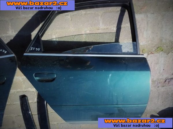 Přední, zadní dveře Audi A6 C5, sedan, zelená barva (LZ6H)