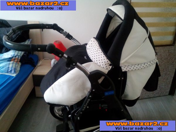 Prodám kombinovaný kočárek Baby Merc Q7, 8