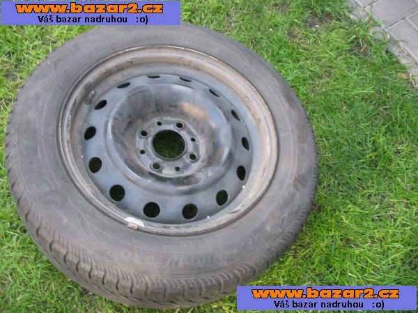 letní pneu 185/65 R 15 + plechové disky