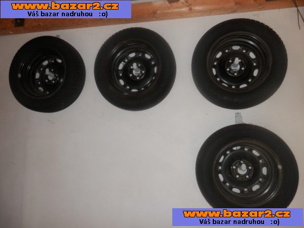 LETNI PNEU FULDA 165/70 R14+PLECH RAFKY NA SKODA FABIA