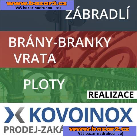 Kovoinox-Zábradlí,brány,pohony,kované polotovary