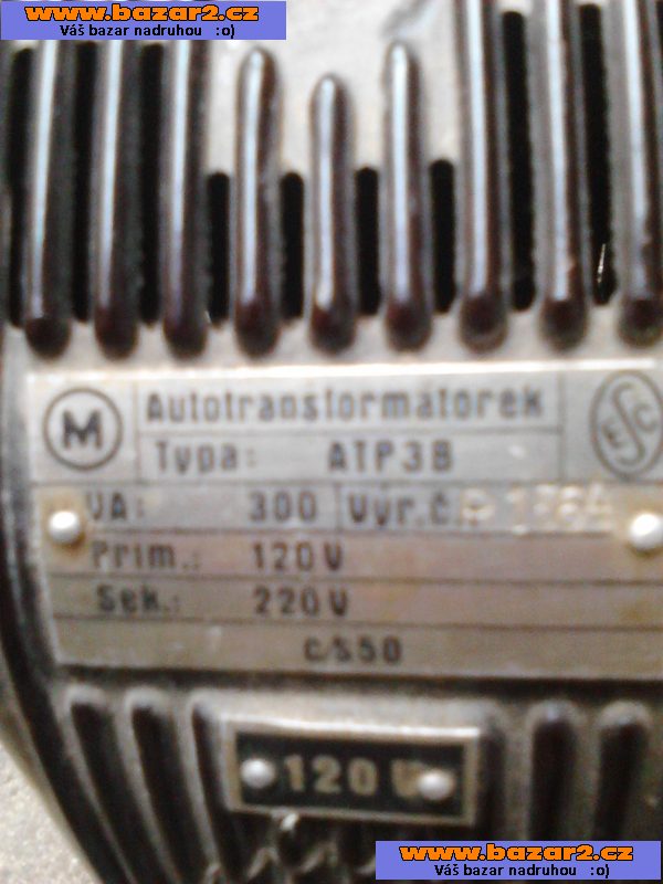 autotransformátorek typ ATP38