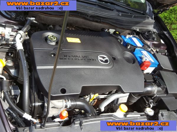 Mazda 6 2.0 MZR-CD Dynamic,103kW, kůže, navigace,