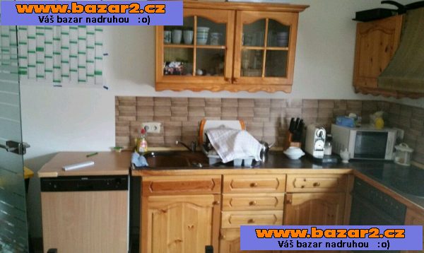 Prodám dřevěnou rustikální kuchyn 