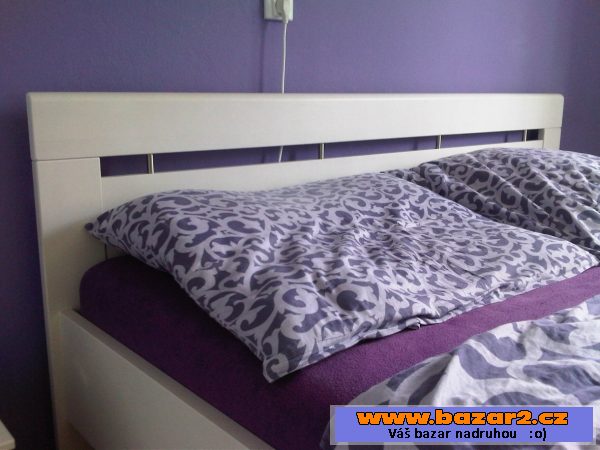 Postel Aspena bílá + rošt