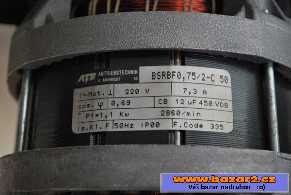Motor ATB 1,1 kW, 2860/min -Německo