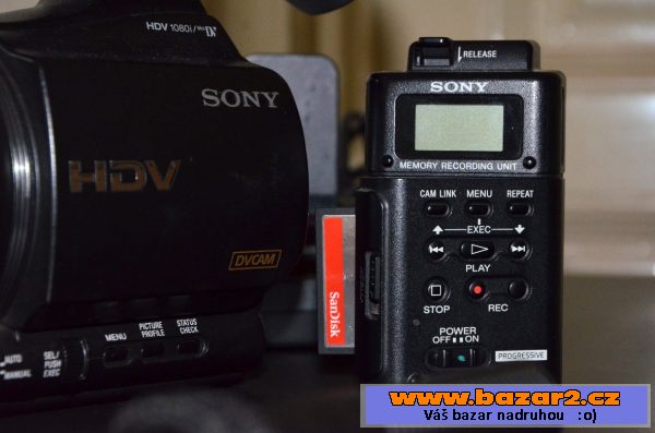 Profesionální kamera Sony HVR-Z5. 