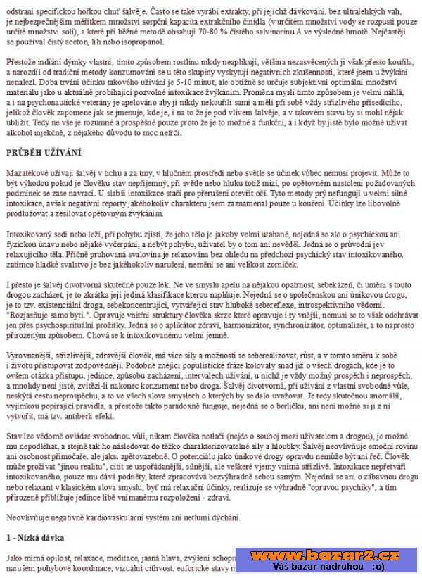ŠALVĚJ DIVOTVORNÁ-SALVIA DIVINORUM