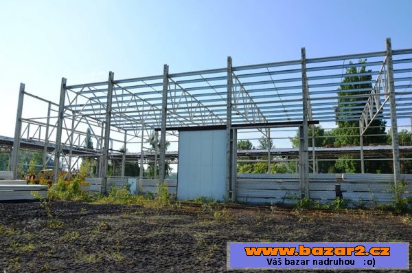Ocelová hala 60m x 60m x 8m zánovní