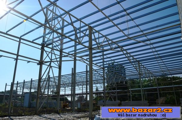 Ocelová hala 60m x 60m x 8m zánovní