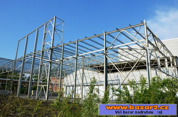 Ocelová hala 60m x 60m x 8m zánovní