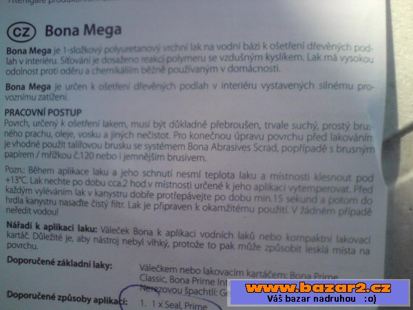 Podlahový polomat Bona Mega, 2ks