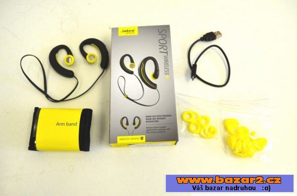 Sluchátka Jabra Sport WIRELESS+ - černá/žlutá