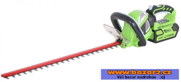Nůžky na živý plot aku Greenworks