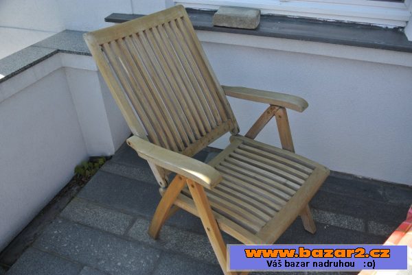 Sestava zahradního nábytku z teaku