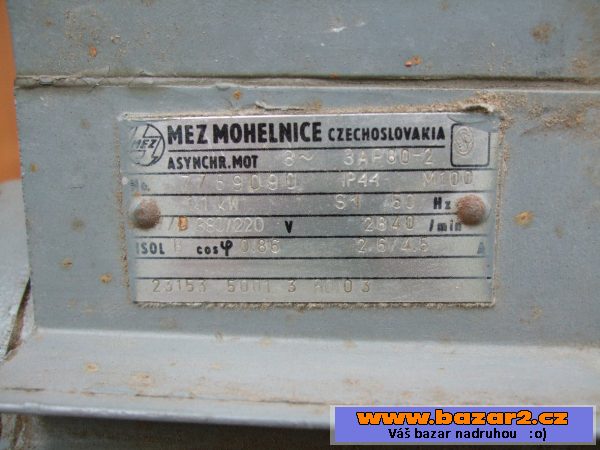 Elektromotor asynchronní 1,1kW 