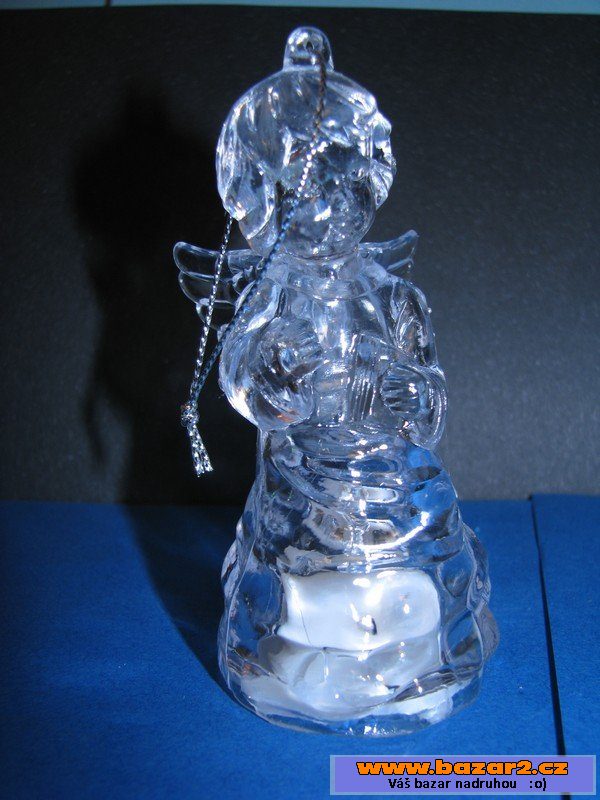 Svítící anděl 8-12 cm