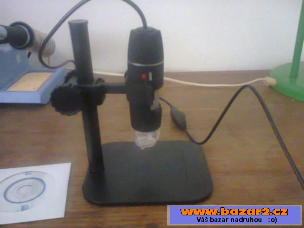 Digitální mikroskop na elektroniku