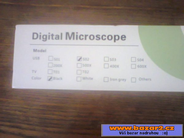 Digitální mikroskop na elektroniku