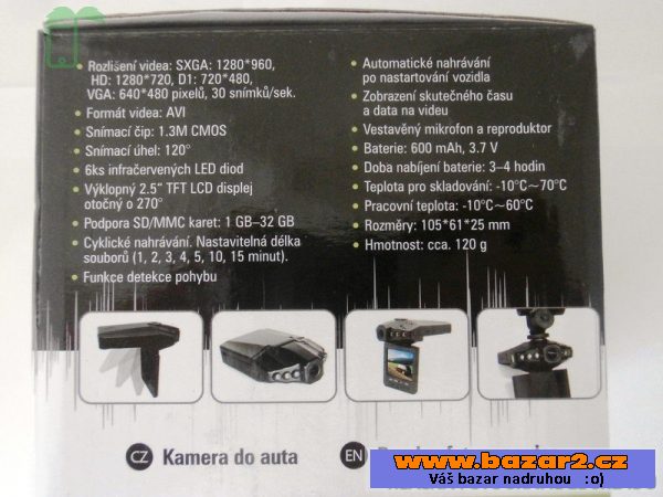 DVR autokamera  BENG 068B - HD