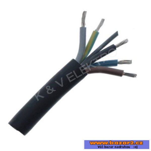 Elektrický kabel h05rr-f 5G4