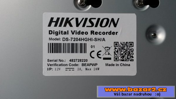 Digital video recorder Hikvision