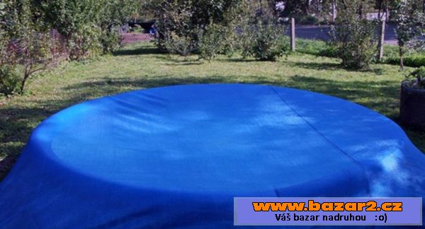 Krycí plachta Relax, ovál 8 x 4.1m, na nadzemní bazény (bazén 7.3x3.7m)
