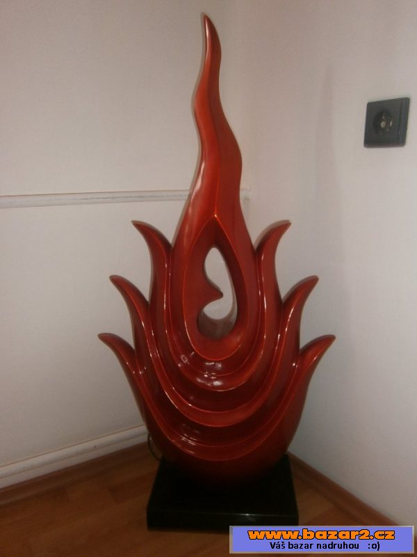 Lampa velká  - oheň