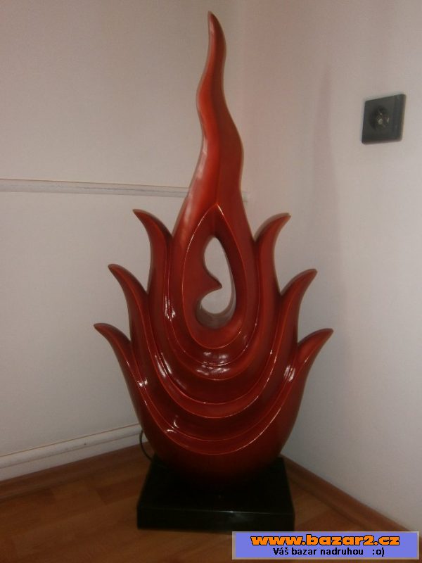 Lampa velká  - oheň