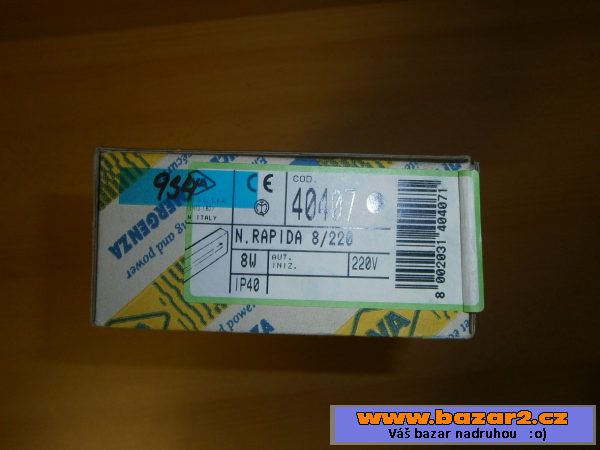 Nouzové svítidlo, IP 40,1x8W, 6 ks