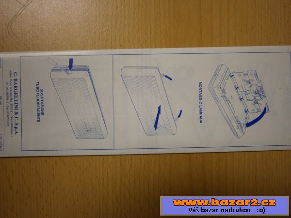 Nouzové svítidlo, 1x8 W, IP 40