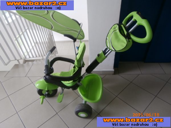 Detská trojkolka s vodiacou tyčou