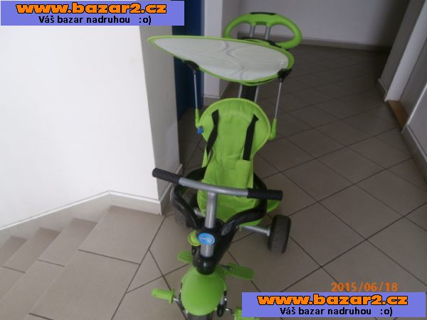 Detská trojkolka s vodiacou tyčou