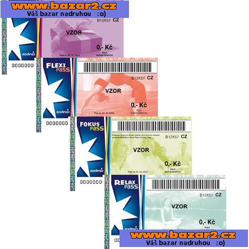 Koupím poukázky Flexi pass, Ticket benefits multi, stravenky