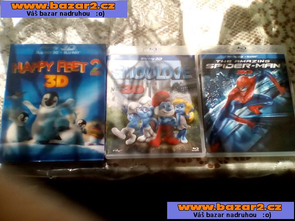 Prodám bluray 3d filmy