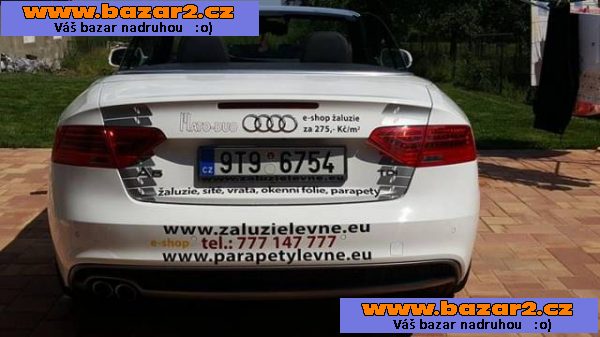 Audi A 5 TDI Cabriolet S-Line sport TOP stav