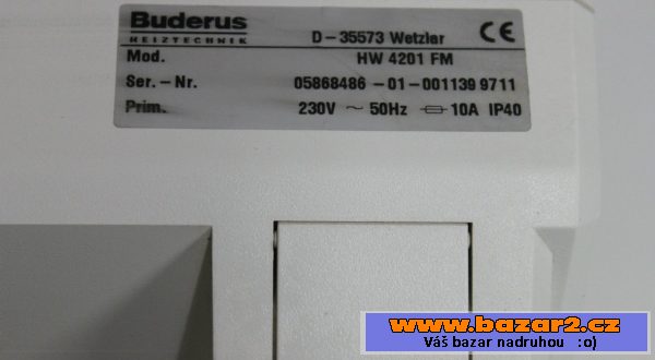Regulátor Buderus -HW - 4201 FM