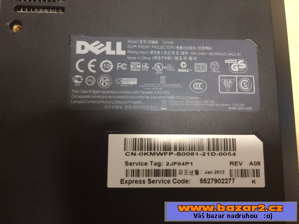 Dell projektor 1510X