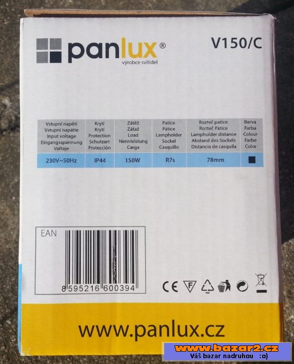 4ks Panlux V150/C reflek. svítidlo