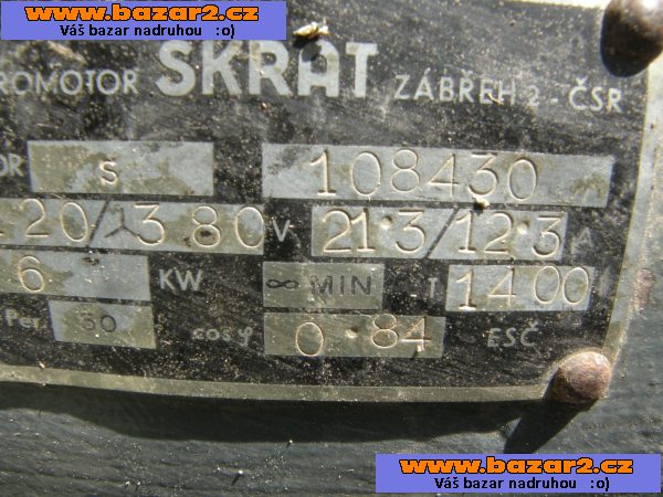 SKRAT Zábřeh 1932 -Elektromotor