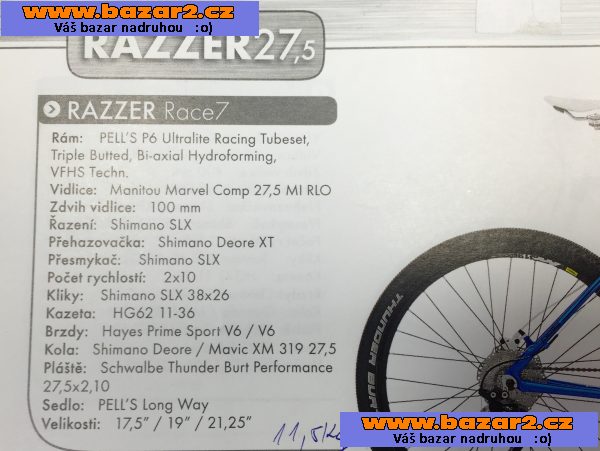 PELLS RAZER RACE 27,5 - 2014 - 22000,- původní cena asi 33000,--3, inzerce-cz.cz PELLS RAZER RACE 27,5 - 2014 - 22000,- původní cena asi 33000,-