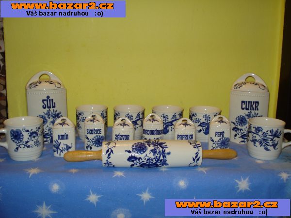porcelán - souprava s cibulovým vzorem
