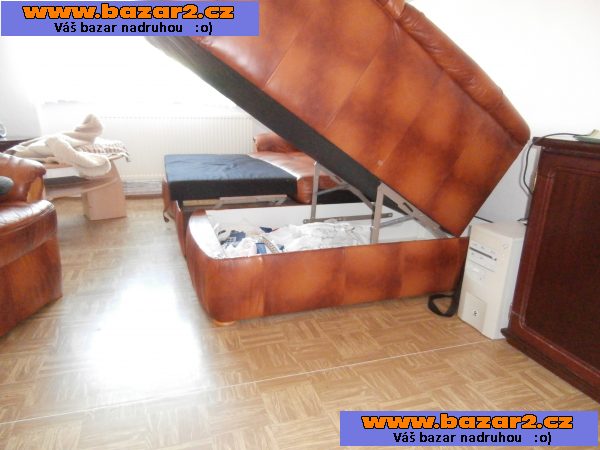 kožená sedací souprava