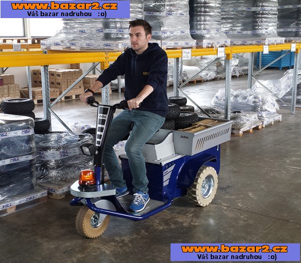 Elektrický Tahač se Sedícím Řidičem Jack Master