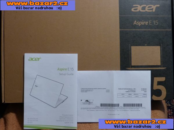 acer Aspire E 15  NEPOUŽiTÝ ,vynikající parametry