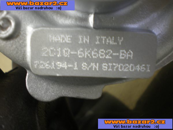 Repasované turbo Ford Transit 2.0Di 63KW 74KW